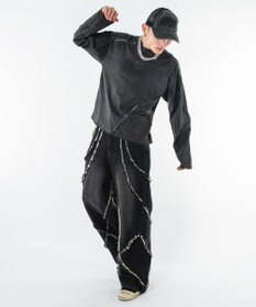 WEGO 【ユニセックス着用ITEM】コールドダイスウィッチングT（LS）