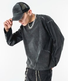 WEGO 【ユニセックス着用ITEM】コールドダイスウィッチングT（LS）