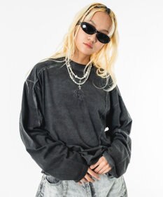 WEGO 【ユニセックス着用ITEM】コールドダイスウィッチングT（LS）