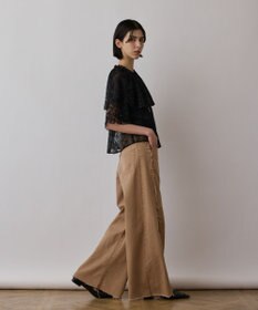 GRACE CONTINENTAL レースケープブラウス