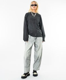 WEGO 【ユニセックス着用ITEM】コールドダイスウィッチングT（LS）