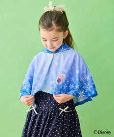ANY KIDS 【ディズニー/FROZEN】【UVカット/気化冷却】ふりふり冷感ポンチョ