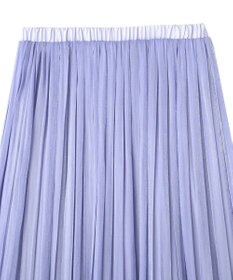 YECCA VECCA シャイニーサテンプリーツスカート