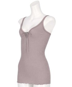 AMPHI あったかインナー 薄手 リブ素材 キャミソール UWF160 アンフィ／ワコール