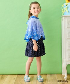 ANY KIDS 【ディズニー/FROZEN】【UVカット/気化冷却】ふりふり冷感ポンチョ