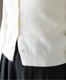 WEGO 【26年春新作】別注USPOLOケーブルニットカーデ