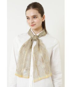 DAKS ペイズリー柄シルクロングスカーフ