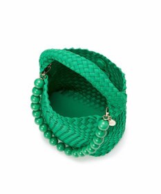 TOPKAPI 【TREASURE TOPKAPI】ネオプレン イントレチャート ボールビーズ付き ショルダー ワンハンドル バッグ