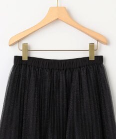 組曲 L ラメチュールプリーツ スカート