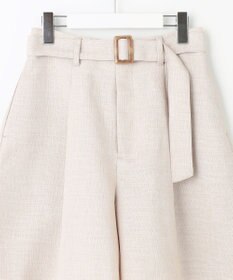 Feroux 【洗える】ベルテッドショート パンツ
