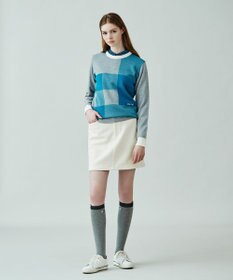 23区GOLF 秋冬の暖か定番スカート！【WOMEN】クロスサーモツイル 台形スカート