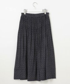 自由区 S 【セットアップ対応・洗える】ライトサテンプリーツ スカート