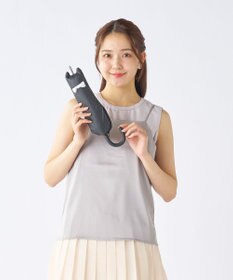 MOONBAT 【遮光100％/UV100%】エスタ (estaa) にゃんこミニ 折りたたみ傘 日傘 軽量 晴雨兼用 猫 ネコ