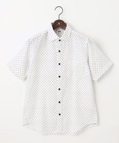 JOSEPH ABBOUD 【ビジネスシーンに最適・サステイナブル】ソアロンシャンブレープリント シャツ