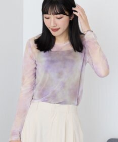 AMERICAN HOLIC ニュアンス柄プリントシアープルオーバー