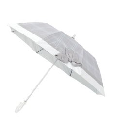 MOONBAT ランバン オン ブルー 晴雨兼用日傘 折りたたみ傘 切り継ぎビジューリボン 遮光 遮熱 UV