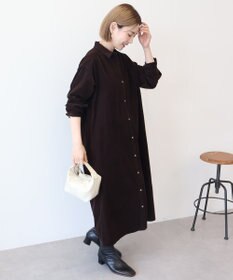 AMERICAN HOLIC コーデュロイシャツワンピース