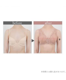 BRADELIS New York 【BRADELIS Me / ノンワイヤー・コンパクト補正】 フロントホックブラ24A1 フロントファスナー