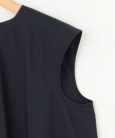 組曲 【WEB限定】コットンレーヨンシャーティングノースリーブ ブラウス