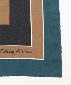 JOSEPH ABBOUD 【65㎝×65㎝】スクエアグラフィックプリント チーフ