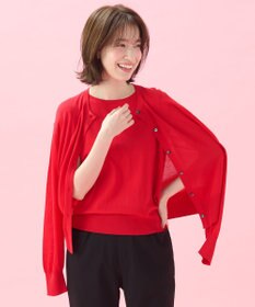 ANY 【2SET】ニットツインセット（ノースリーブニット＋カーディガン）