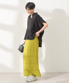 AMERICAN HOLIC 【接触冷感】タックフレンチスリーブシャツ