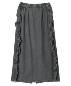 Green Parks ■ＥＳＣＡＲ　デニムサイドラッフルスカート