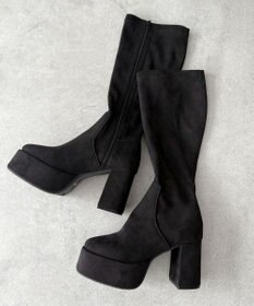 WEGO ストレッチヒールロングブーツ