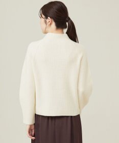 ANY SIS 【洗える】ボトルネックボタンポイントAir ニット