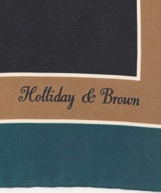 JOSEPH ABBOUD 【65㎝×65㎝】スクエアグラフィックプリント チーフ