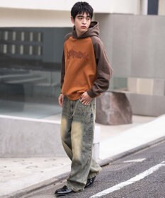 WEGO ラグランプルパーカー