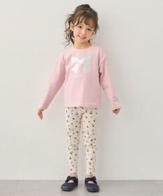 ANY KIDS 【綿100%】リボンアソート 長袖Tシャツ