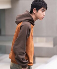 WEGO ラグランプルパーカー