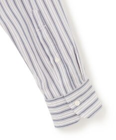 J.PRESS MEN オーガニックコットン ダブルチューブマルチストライプ シャツ