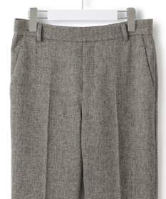 23区 L 【洗える/セットアップ対応】ウールライクカルゼ テーパード パンツ