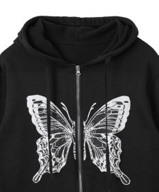 WEGO バタフライBIGZIPパーカー