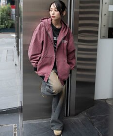 WEGO 【ユニセックス着用ITEM/MLサイズ展開】ワーカーズフードブルゾン