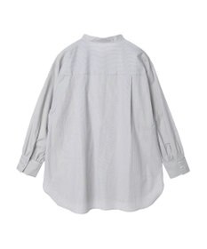 Green Parks パール釦ストライプシャツ