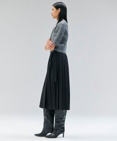 BEIGE， 【セットアップ対応・洗える・BAILA 11月号掲載】ZEPHYR / ウールライクアシンメトリープリーツスカート