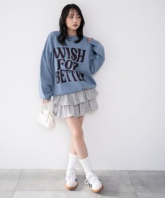 WEGO グラフィックニットプルオーバー