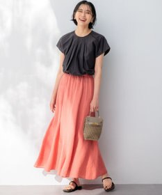 23区 L 【洗える】シャルマンエンブロイダリー Tブラウス