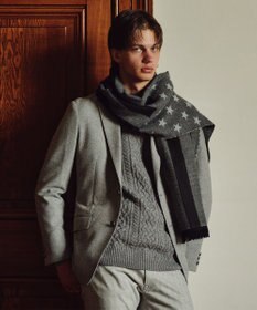 JOSEPH ABBOUD 【キングサイズ・ソフト/JAPANファブリック/LIBERTY柄裏地】ムリネフランネル ジャケット