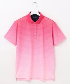 23区GOLF 【MEN】【UVケア/吸水速乾】グラデーションロゴ 半袖ポロシャツ