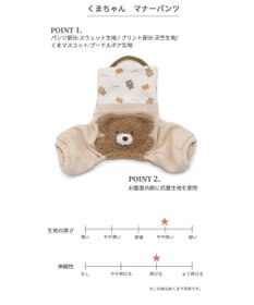 PET PARADISE くまちゃん柄 マナーパンツ【小型犬】