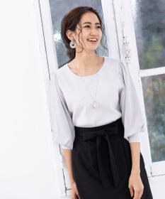 Tiaclasse L 【洗える】快適な履き心地のダブルクロスセミタイトスカート