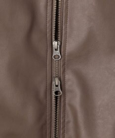 J.PRESS YORK STREET 【UNISEX】エコレザーMA-1