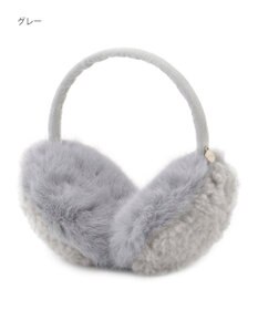 MOONBAT FURLA(フルラ)ファーMix コンパクト イヤマフ 無地