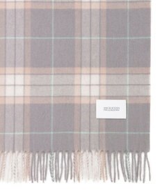 MOONBAT MACKINTOSH PHILOSOPHY(マッキントッシュ フィロソフィー）カシミヤ100％ クラシカルチェックマフラー