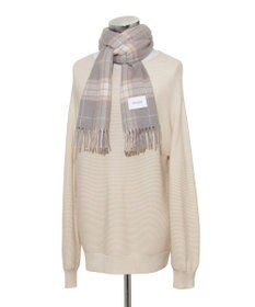 MOONBAT MACKINTOSH PHILOSOPHY(マッキントッシュ フィロソフィー）カシミヤ100％ クラシカルチェックマフラー