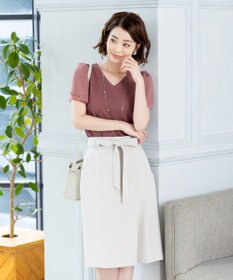 Tiaclasse 【日本製】どんなスタイルにも合わせやすいクリスタルネックレス